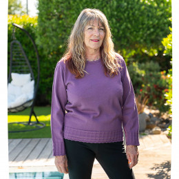 Pull acrylique femme senior POLGA