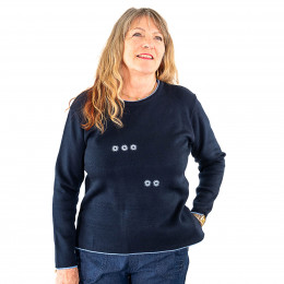 Pull senior femme en acrylique Perlette