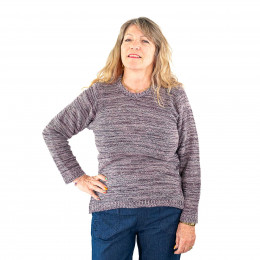 Pull femme senior acrylique chiné PHIBY