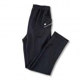Pantalon fluide taille élastique PAROZ beige