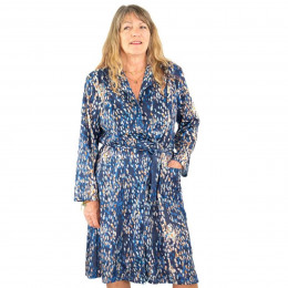 Robe femme senior boutonnée devant ROSITA