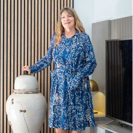 robe médicalisée ouverte dans le dos MARIANE