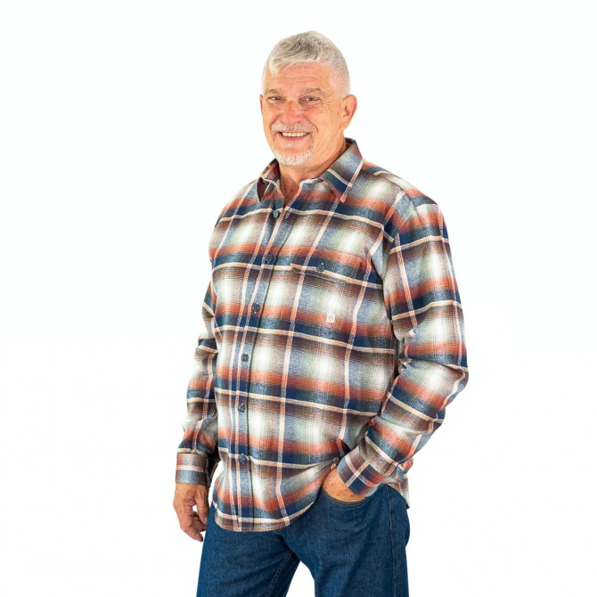 Chemise pour homme senior en flanelle COSTA