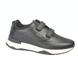 Baskets homme senior à scratchs marron BASTIEN